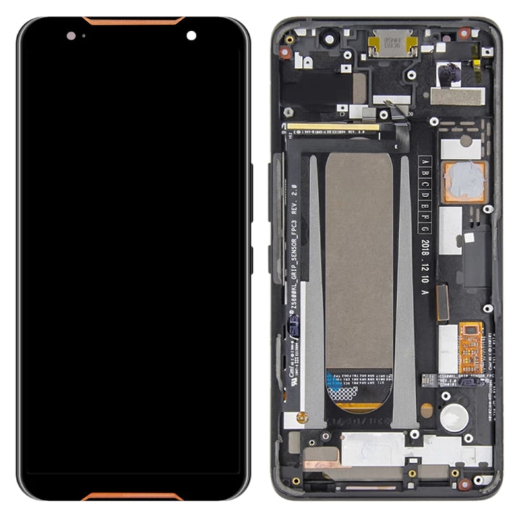 適用於華碩 ROG Phone ZS600KL Z01QD 原裝液晶觸摸總成帶框 , For Asus ROG Phone ZS600KL