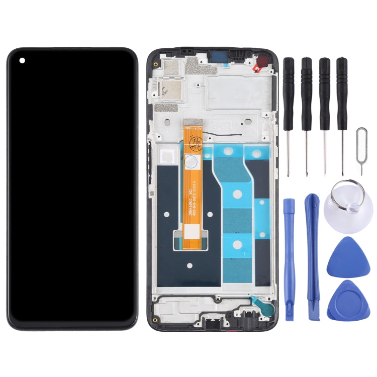 適用於OPPO Realme Narzo TFT材質 液晶觸摸總成帶框