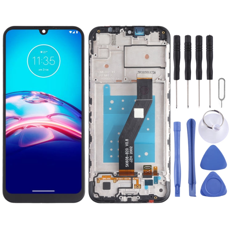 適用於 Motorola Moto E6S XT2053 XT2053-2 TFT材質 液晶觸摸總成帶框