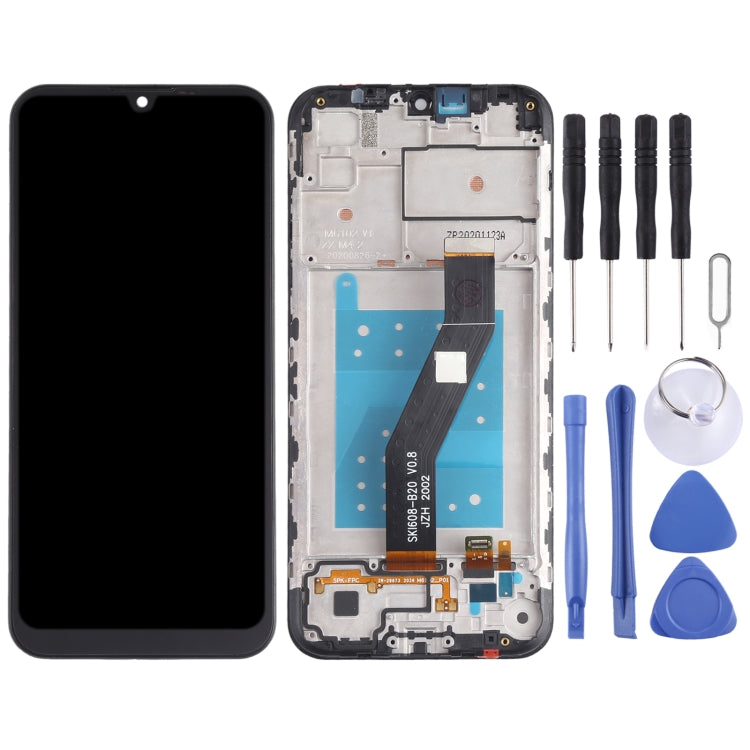 適用於 Motorola Moto E6S XT2053 XT2053-2 TFT材質 液晶觸摸總成帶框