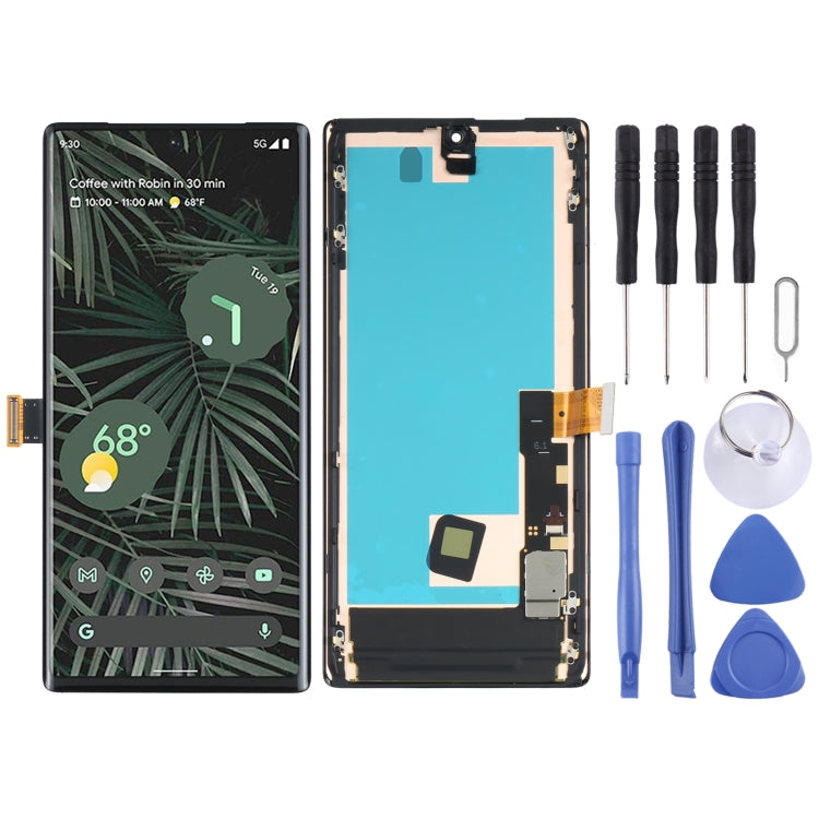 適用於Google Pixel 6 Pro 原裝液晶觸摸總成帶框 AMOLED材質