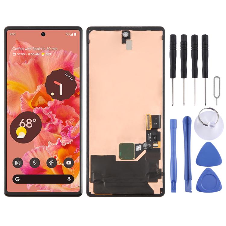 適用於Google Pixel 6 原裝液晶觸摸總成帶框 AMOLED材質