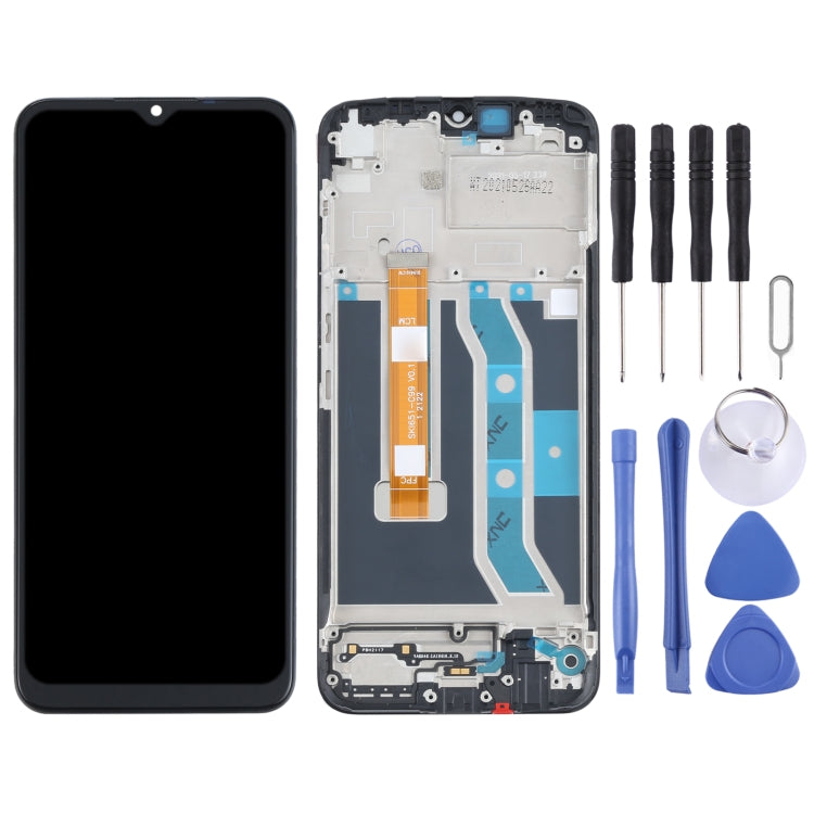 適用於OPPO Realme C21Y / Realme C25Y 原裝液晶觸摸總成帶框