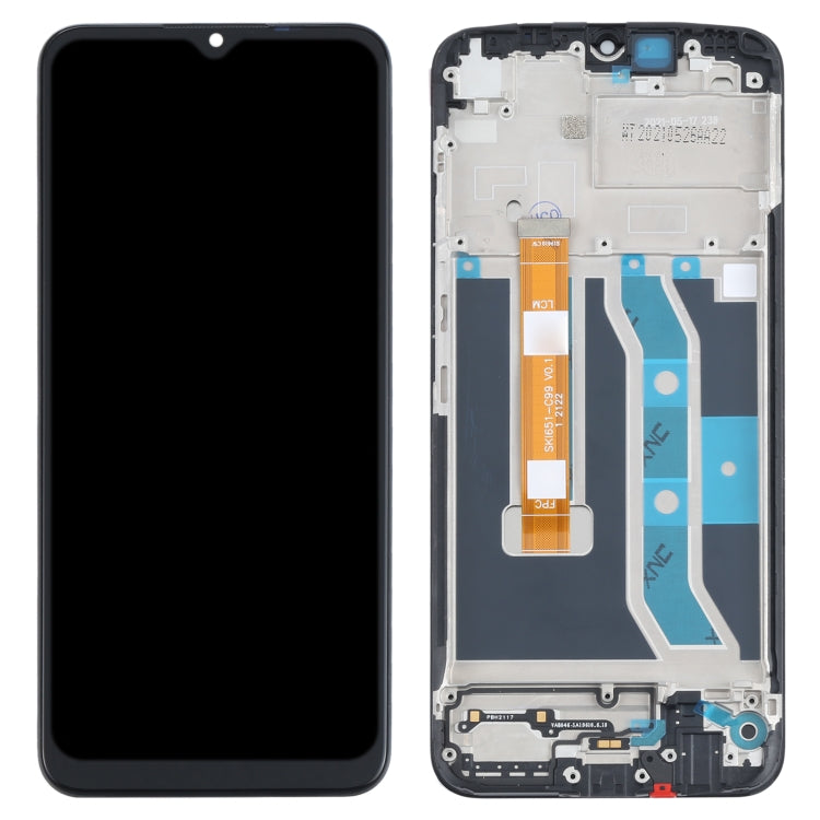 適用於OPPO Realme C21Y / Realme C25Y 原裝液晶觸摸總成帶框