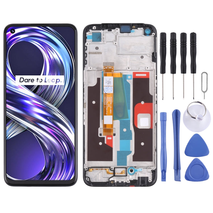 適用於OPPO Realme 8i RMX3151 TFT材質 液晶觸摸總成帶框