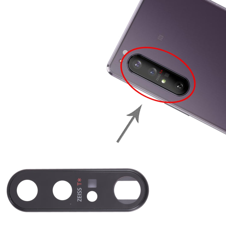 適用於 Sony Xperia 1 II 原裝相圈后攝像頭框帶鏡片