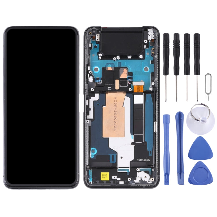 適用於Asus Zenfone 7 Pro / Zenfone 7 ZS670KS ZS671KS 原裝液晶觸摸總成帶框AMOLED材質
