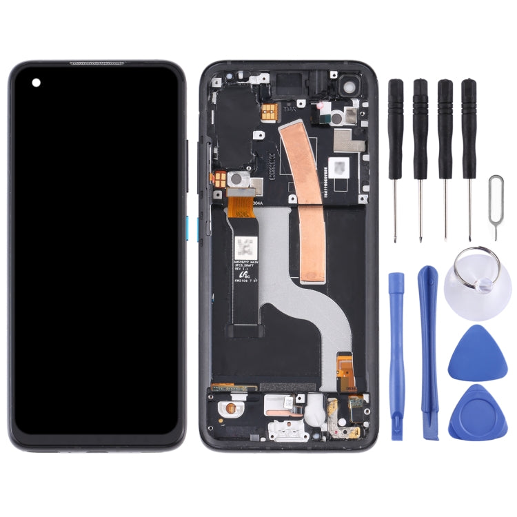 適用於Asus Zenfone 8 ZS590KS 原裝液晶觸摸總成帶框AMOLED材質