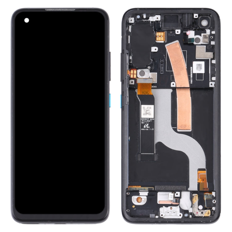 適用於Asus Zenfone 8 ZS590KS 原裝液晶觸摸總成帶框AMOLED材質