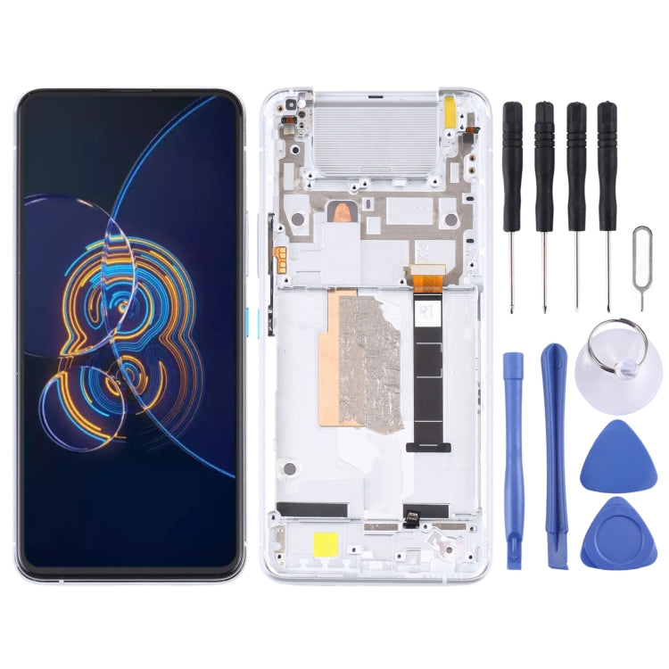 適用於Asus Zenfone 8 Flip ZS672KS 原裝液晶觸摸總成帶框