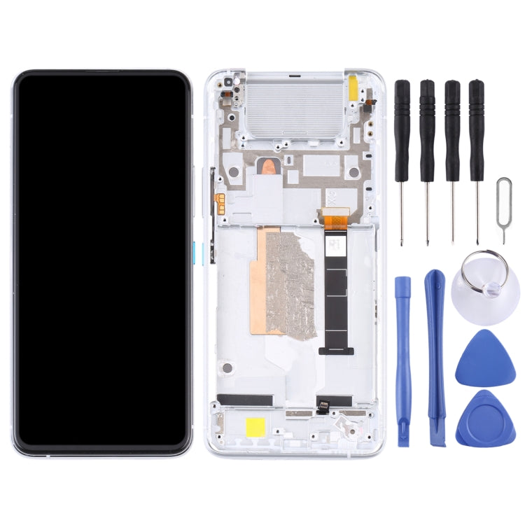適用於Asus Zenfone 8 Flip ZS672KS 原裝液晶觸摸總成帶框