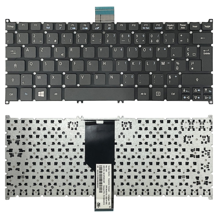 適用於Acer Aspire One 725 726 756 V5-123 E3-112 S3-391 V3-112 V5-171 法語鍵盤