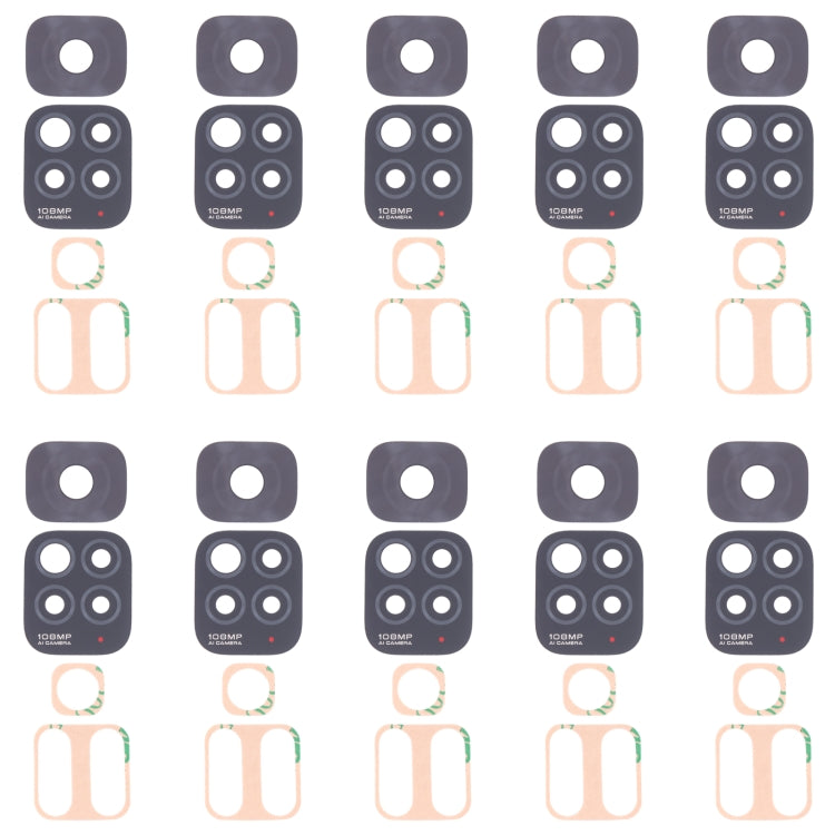 10個一賣 後置攝像頭鏡片/鏡面 適用於小米 Redmi Note 11S 2201117SG 2201117SI