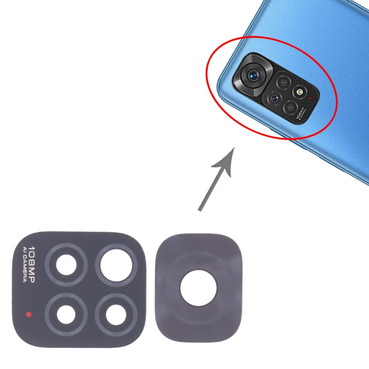 10個一賣 後置攝像頭鏡片/鏡面 適用於小米 Redmi Note 11S 2201117SG 2201117SI