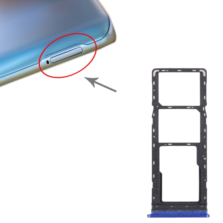 適用於Infinix Hot 7/Hot 7 Pro SIM卡+Micro SD卡 卡托
