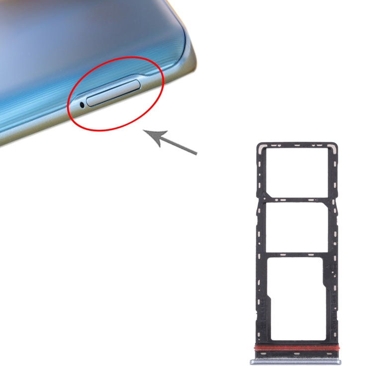 適用於Tecno Camon 16 Premier CE9 CD6J SIM卡+Micro SD卡 卡托