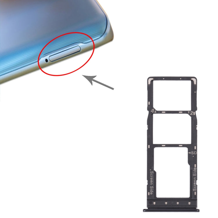適用於Tecno Spark 6 KE7 SIM卡+Micro SD卡 卡托