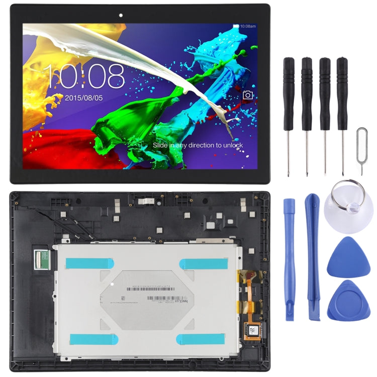 適用於Lenovo Tab 2 A10-70 A10-70F A10-70L OEM液晶觸摸總成帶框