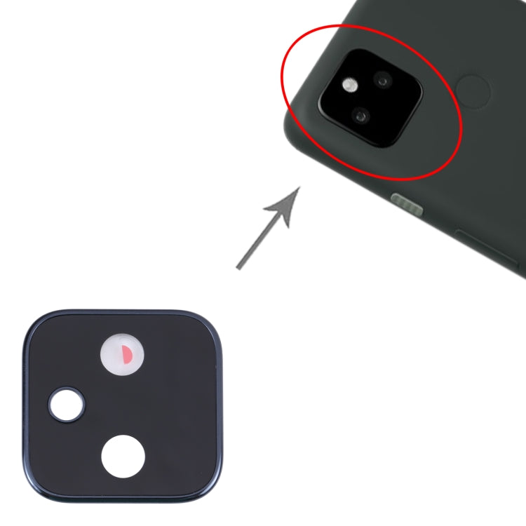 適用於Google Pixel 5a 原裝相圈后攝像頭框帶鏡片
