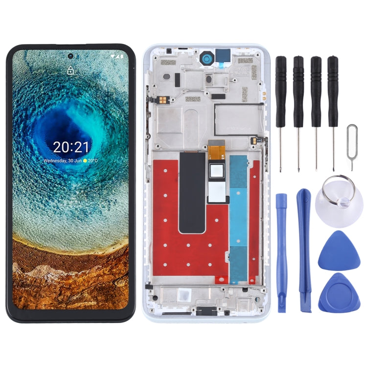 適用於Nokia X10 TA-1350 TA-1332 TFT材質 液晶觸摸總成帶框