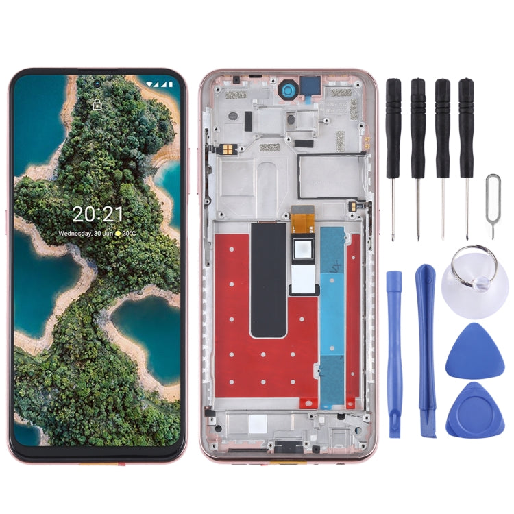 適用於Nokia X20 TA-1341 TA-1344 TFT材質 液晶觸摸總成帶框