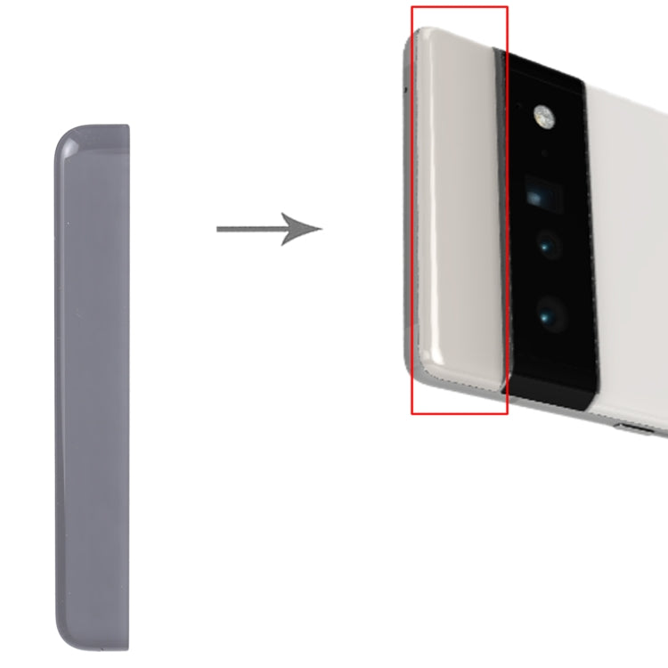適用於Google Pixel 6a  電池后蓋上半部分/上巴