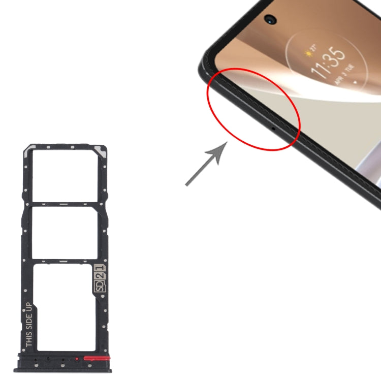 適用於Motorola Moto G32 SIM卡+SIM卡+Micro SD卡托