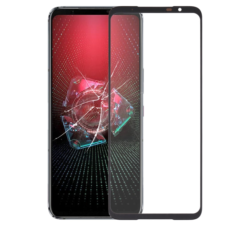 適用於Asus ROG Phone 5 Pro ZS673KS 前屏玻璃蓋板/液晶鏡面帶OCA膠