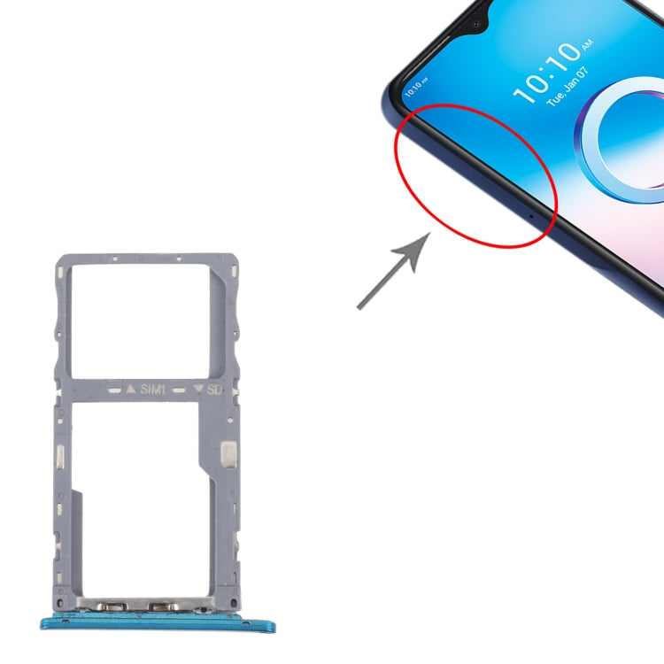 適用於Alcatel 3L 2020 原裝SIM卡+Micro SD卡托