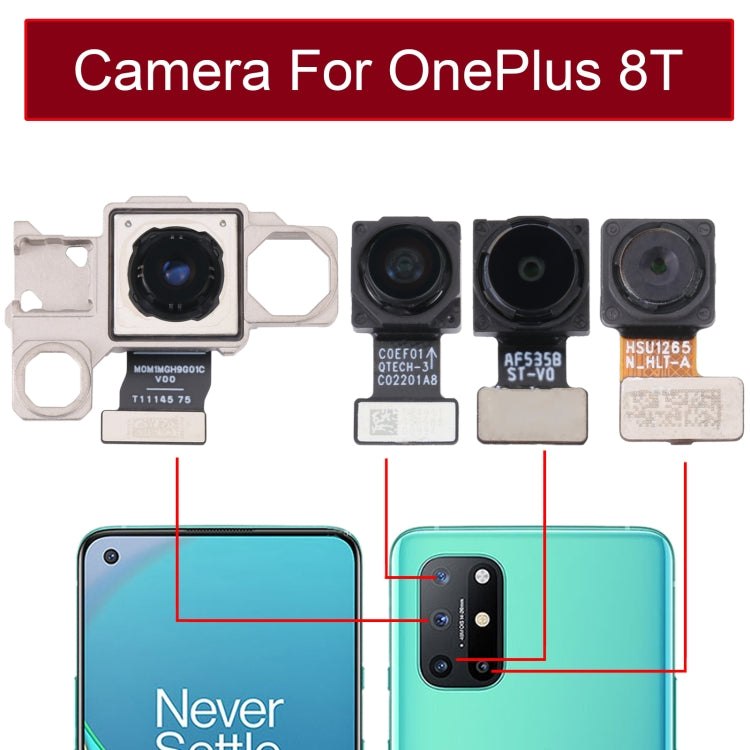 適用於 OnePlus 8T 黑白風格後置攝像頭