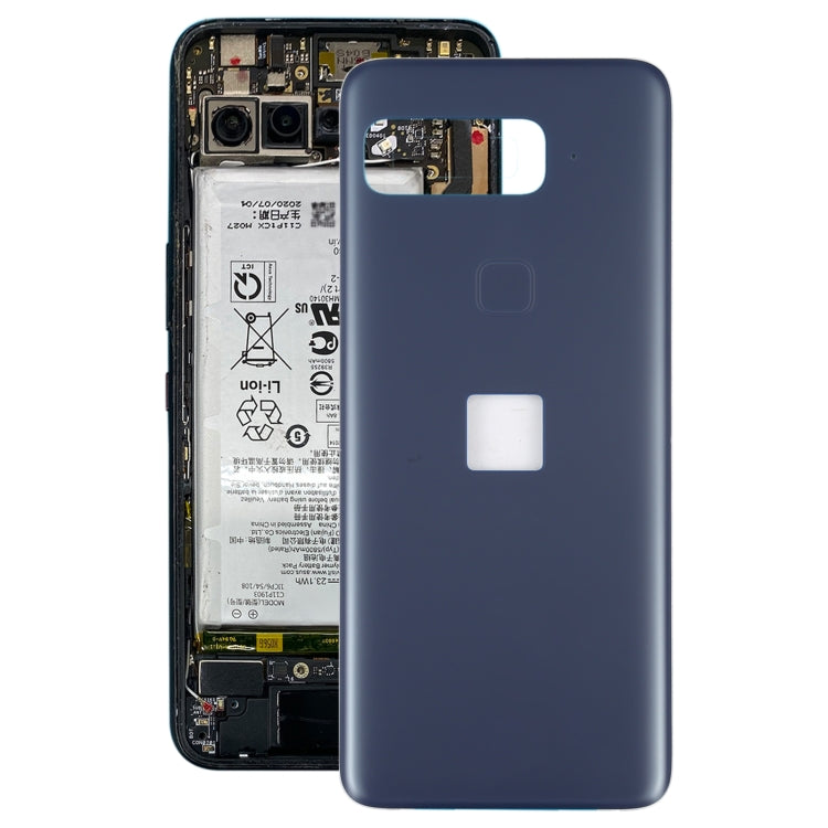 適用於Asus Smartphone for Snapdragon Insiders 電池玻璃后蓋  帶指紋按鍵