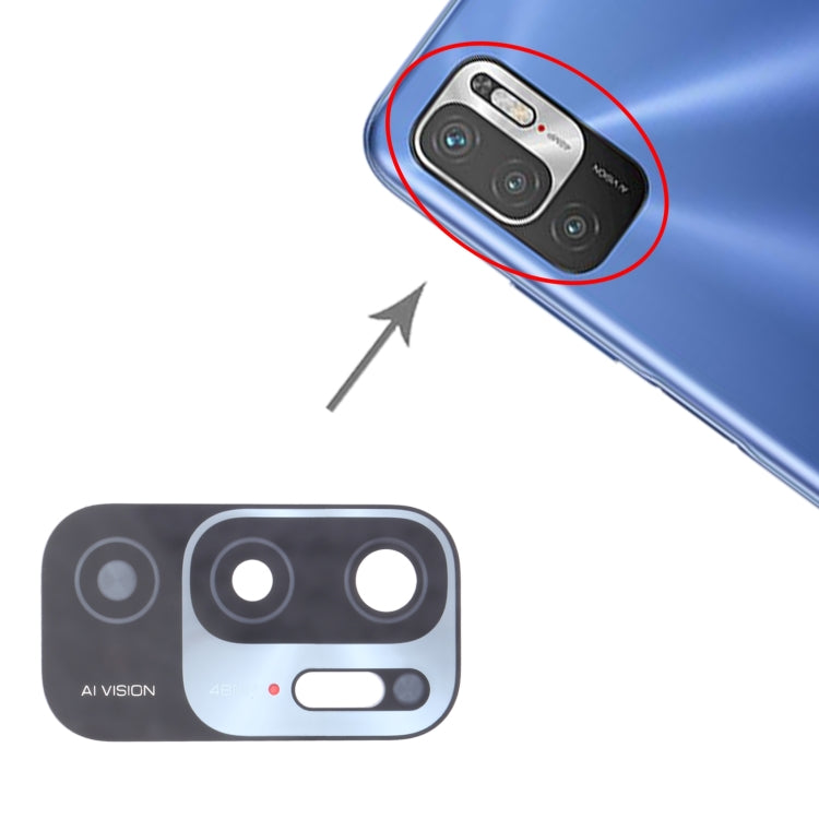 適用於 小米 Redmi Note 10T 5G 攝像頭鏡片 10個一賣