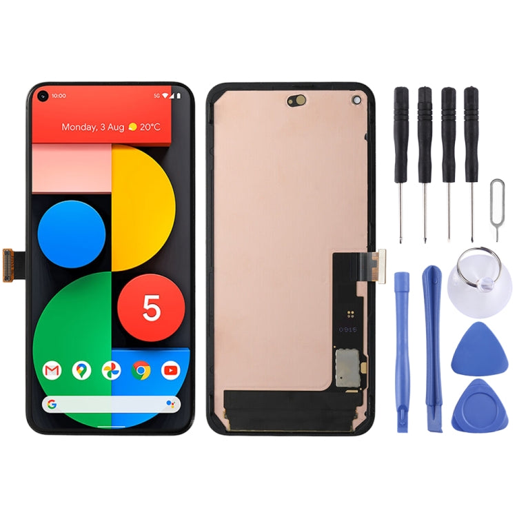 適用於Google Pixel 5 5G 液晶觸摸總成帶框 OLED材質