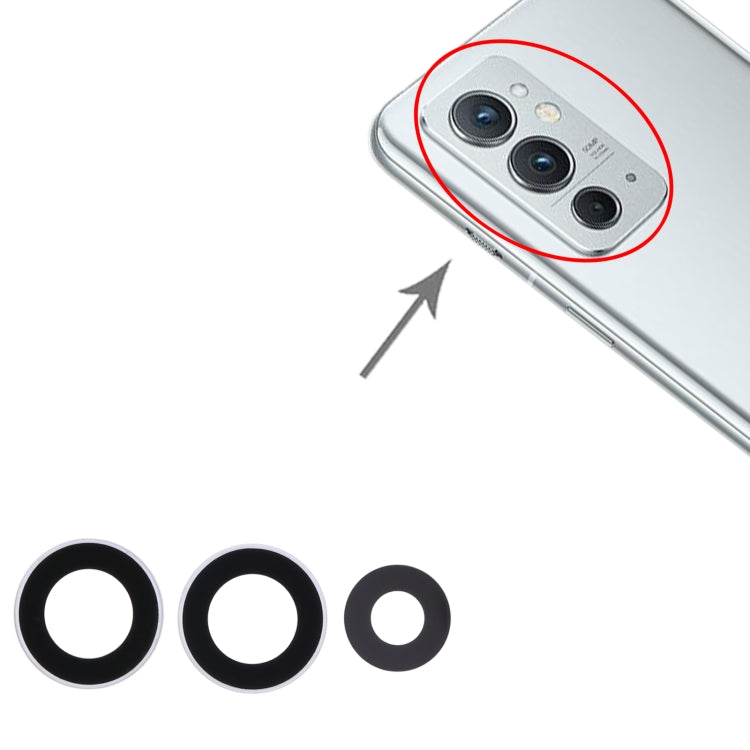 適用於OnePlus 9RT 5G MT2110 MT2111 後置攝像頭鏡片/鏡面