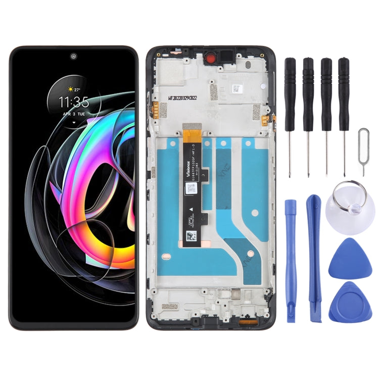 適用於Motorola Edge 20 Fusion / Edge 20 Lite 原裝液晶觸摸總成帶框 OLED材質