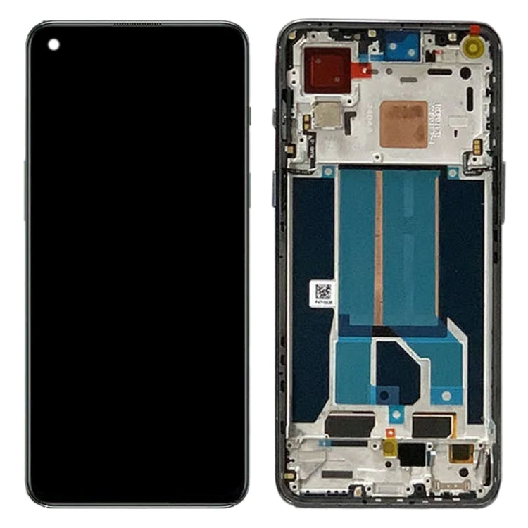 適用於OnePlus Nord 2T CPH2399 CPH2401 AMOLED液晶觸摸總成帶框