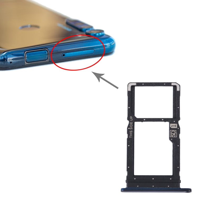 適用於Motorola Moto One Fusion Plus原裝SIM卡+Micro SD卡 卡托
