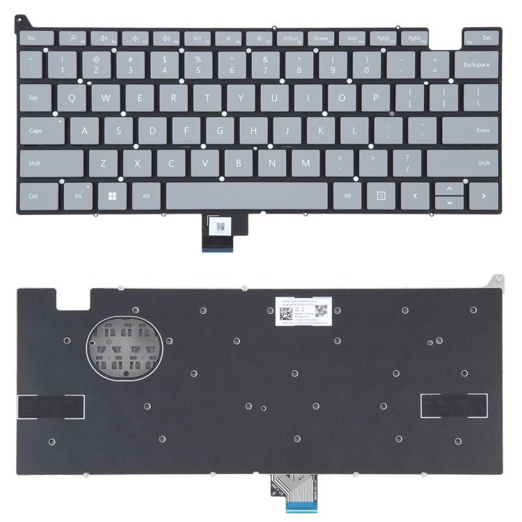 適用於Microsoft Surface Laptop Go 1934 US美式英語鍵盤不帶開機鍵