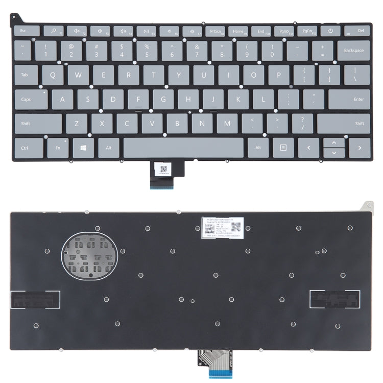 適用於Microsoft Surface Laptop Go 1934 US美式英語鍵盤帶開機鍵