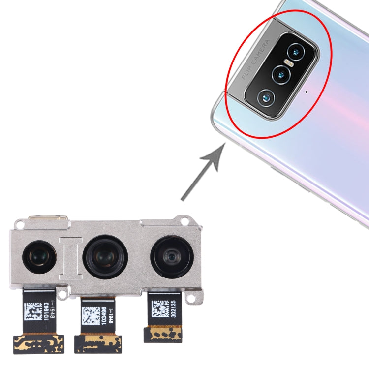 適用於 Asus Zenfone 7 / 7 Pro ZS670KS ZS671KS 后攝像頭套裝