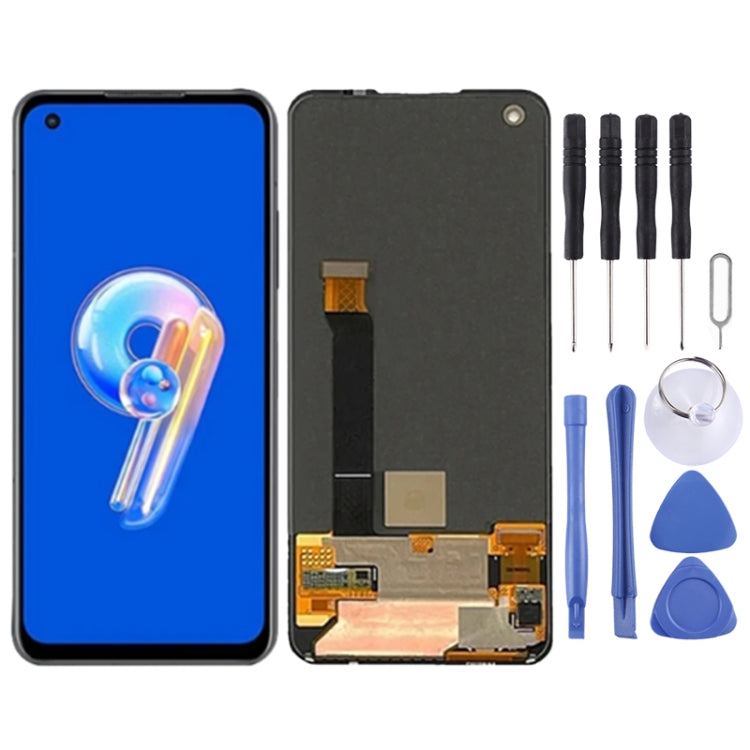 適用於Asus Zenfone 9 AI2202-1A006EU AI2202 Super AMOLED液晶觸摸總成
