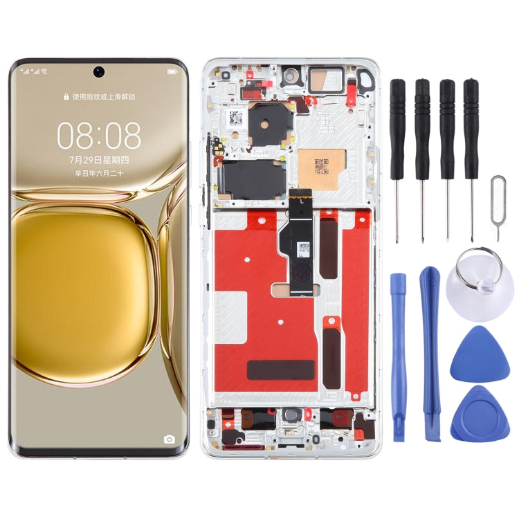 適用於Huawei P50 Pro 原裝液晶觸摸總成帶框