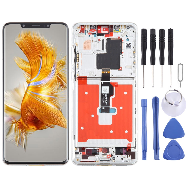 適用於Huawei Mate 50 Pro 原裝液晶觸摸總成帶框