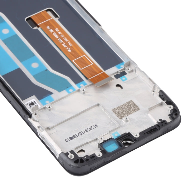 適用於OPPO Realme C15 RMX2180 原裝液晶觸摸總成帶框