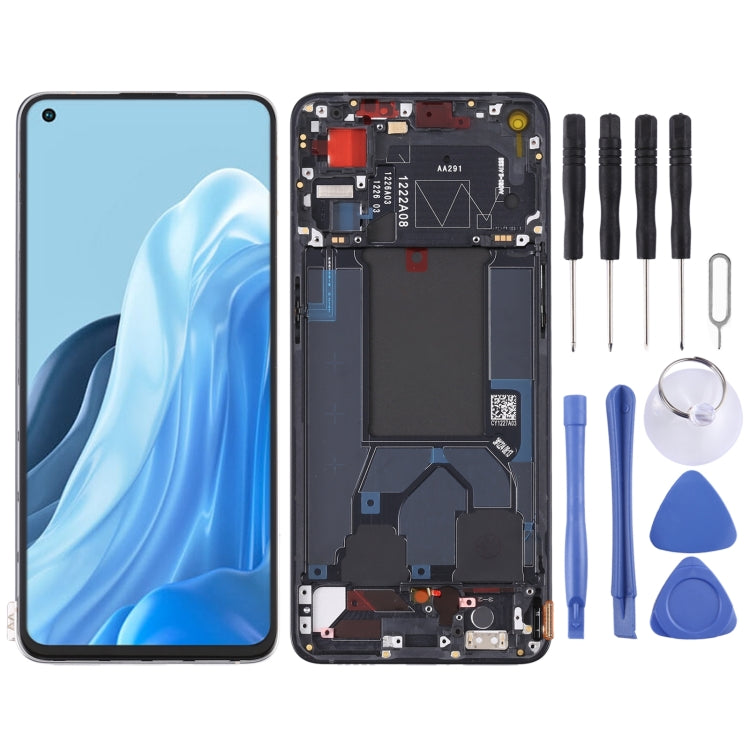 適用於OPPO Reno7 Pro 5G 原裝液晶總成帶框