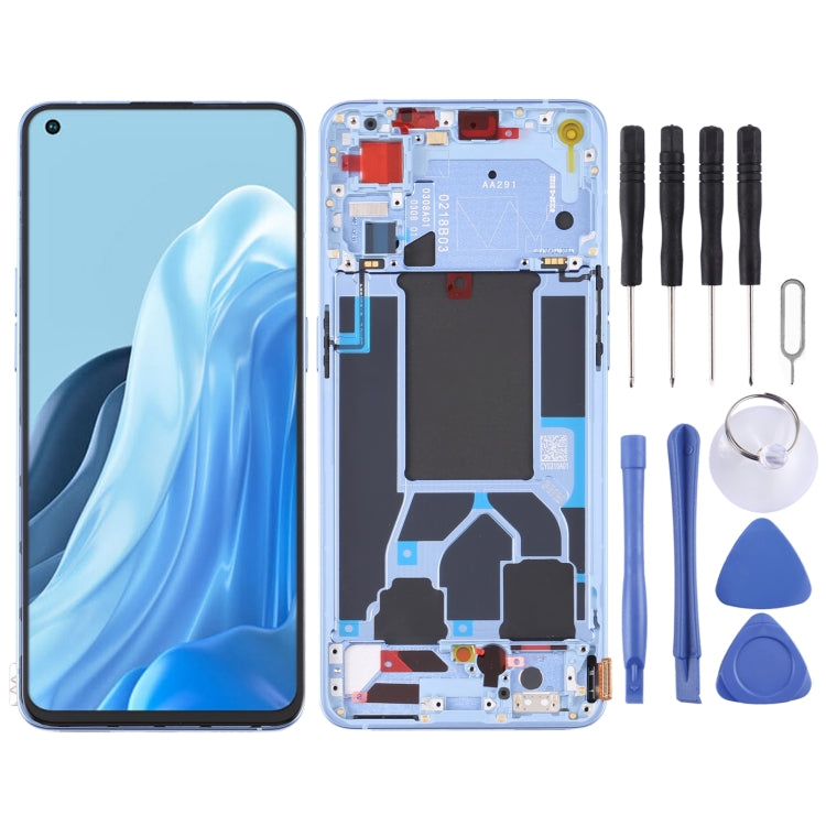 適用於OPPO Reno7 Pro 5G 原裝液晶總成帶框