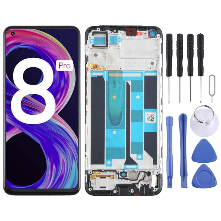 適用於OPPO Realme 8 Pro 液晶觸摸總成帶框 Original LCD