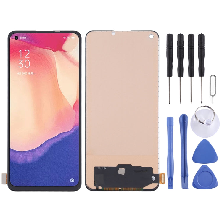適用於 OPPO Reno4 SE / Realme V15 5G / Realme 7 Pro / Realme X7 / Realme 8 Pro / Realme 8 4G /  Realme Q2 Pro RMX3085, RMX2173, PEAT00, PEAM00, RMX2170, RMX3081 液晶觸摸總成 TFT材質