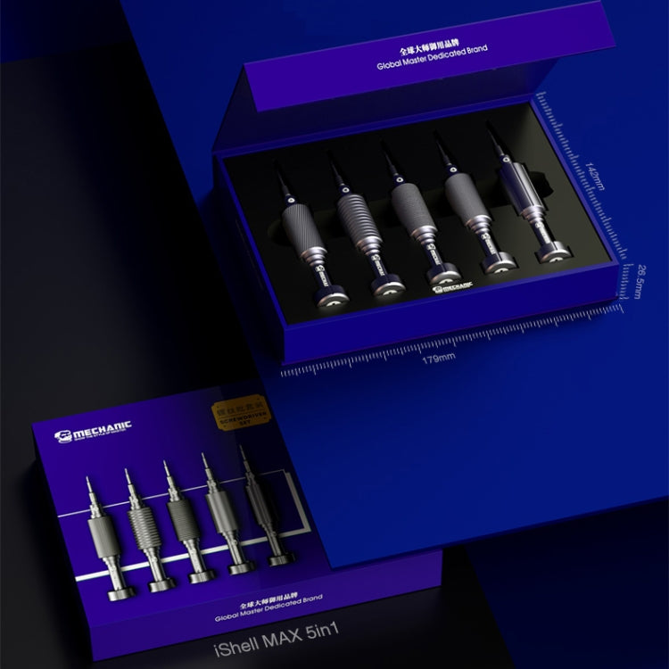 MECHANIC Mortar Mini iShell系列 5合1手機維修精密螺絲刀