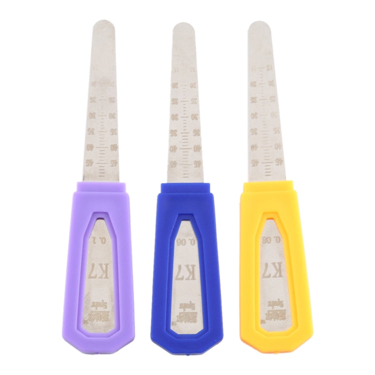 Spahr K7 0.1 / 0.08 / 0.06 mm 不銹鋼尺子手機拆卸手動工具